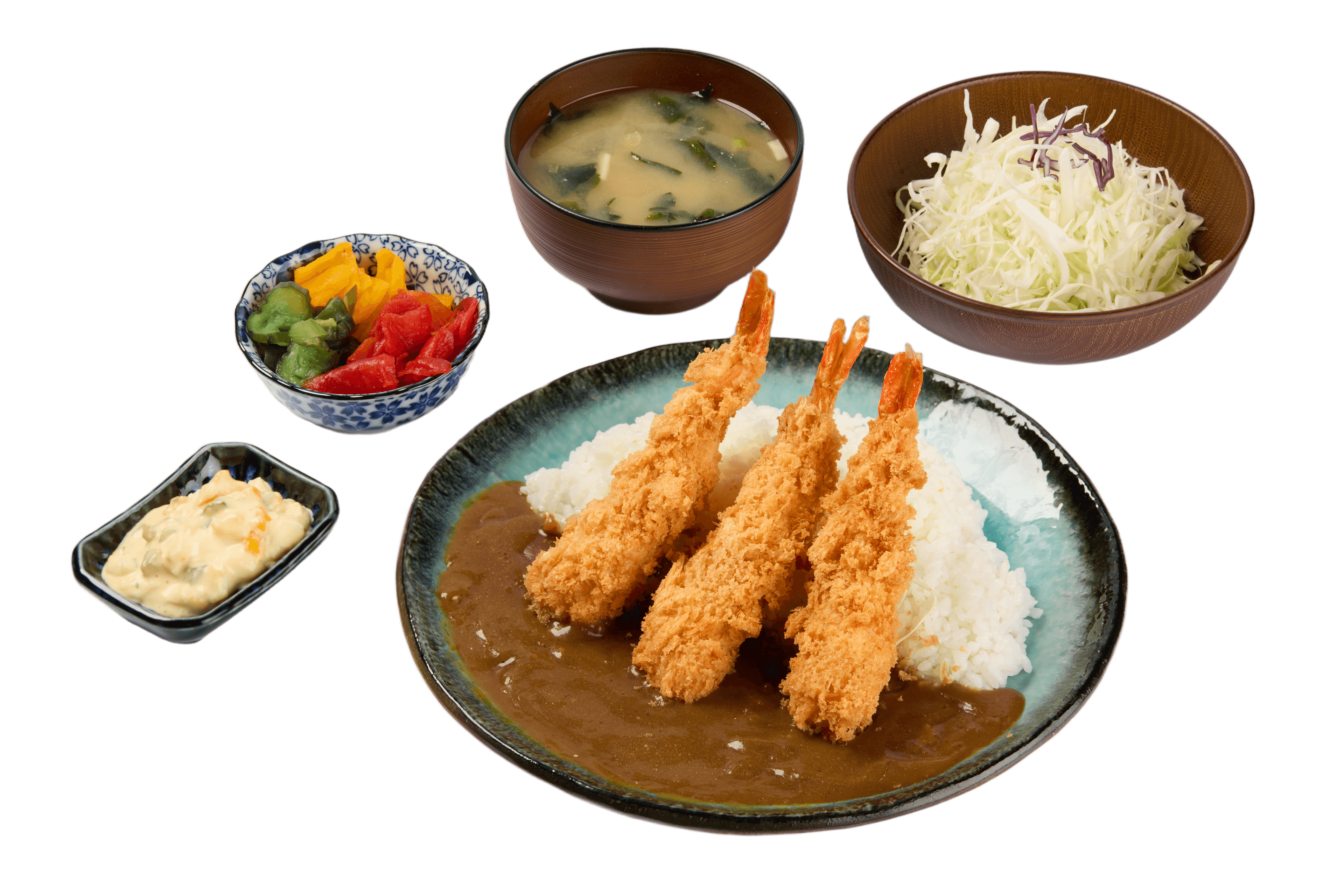 Ebi Fry Curry Rice
