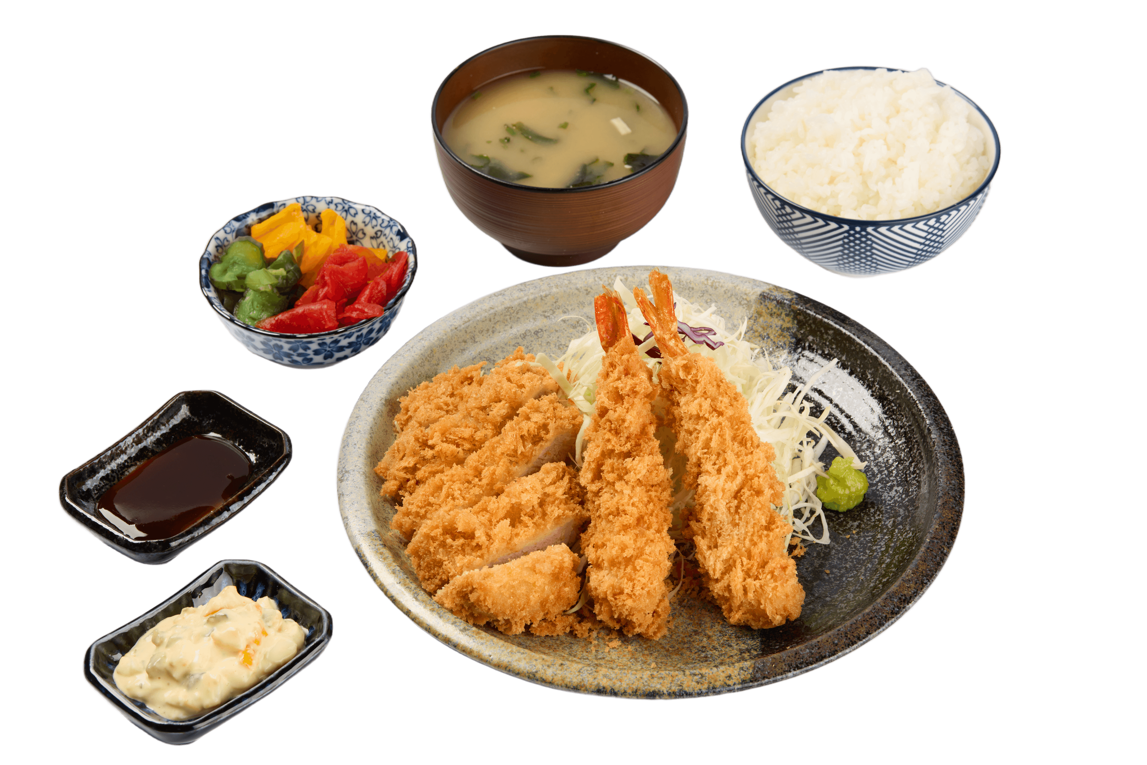 Mini Pork Loin & Ebi Fry Combo Set